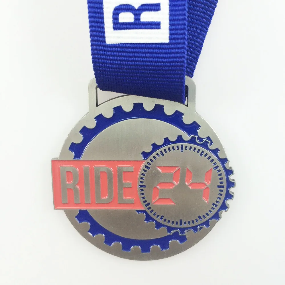 sports medal in gold/silver/bronze plating 2.5 inches diameter attached with stock lanyard --300pcs | Дом и сад