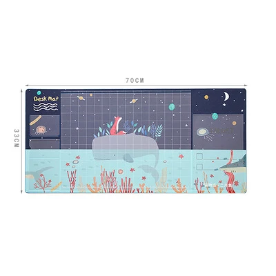 70x30 CM мыши дома Офисный Компьютерный стол коврик Современный Украшение стола Водонепроницаемый подушка для ноутбука Многофункциональный Написание настольные коврики - Цвет: Фиолетовый