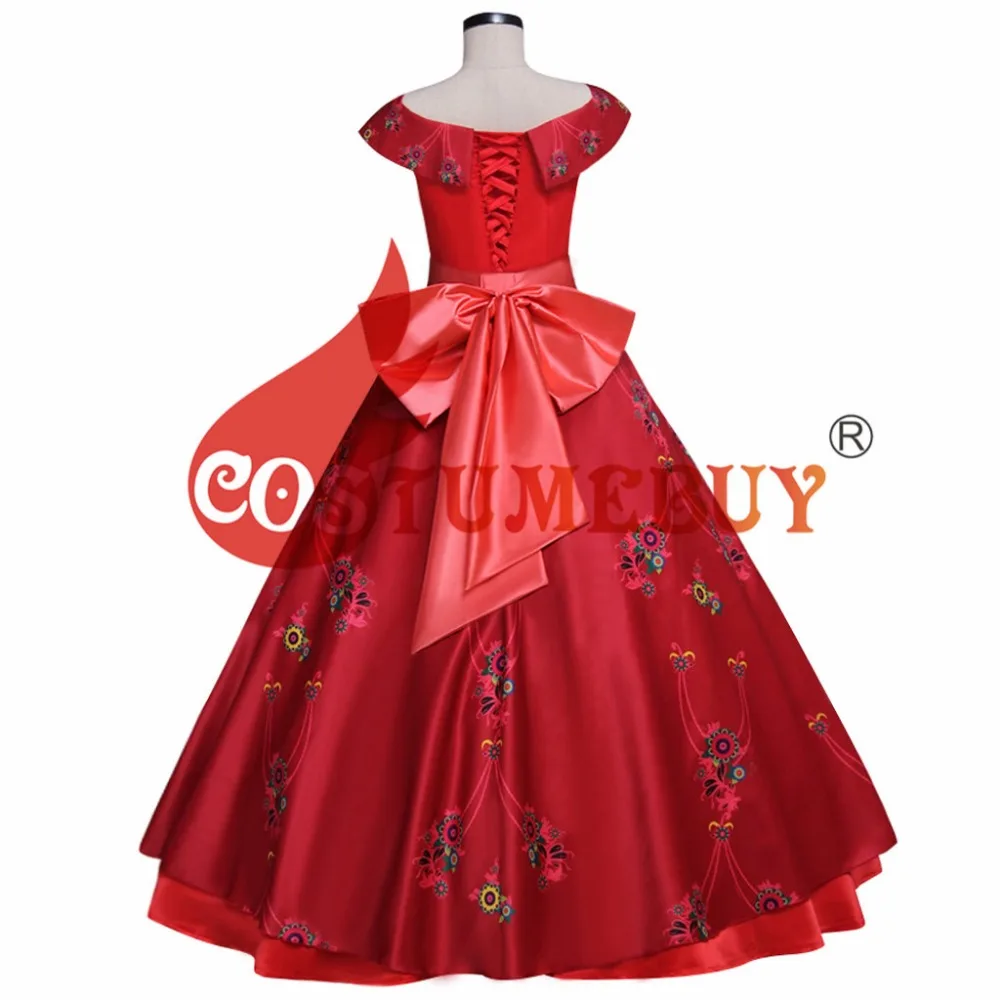 Costumebuy Elena of Avalor принцесса Елена Косплей Костюм женский бальный наряд с накидкой disfraz Mujer вечерние изготовленный на заказ костюм для Хэллоуина