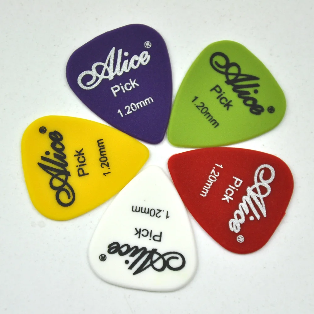 

100pcs Heavy 1.2mm Alice Matte Nylon Guitar Picks Plectrums For Electric Guitar Bass F