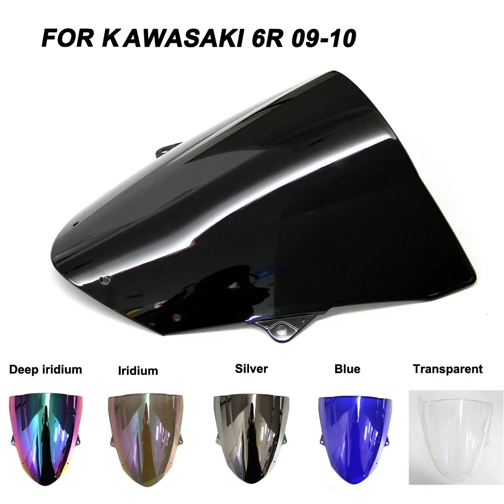 ABS ветровое стекло для Kawasaki Ninja ZX6R ZX10R ZX 6R 10R 2009 2016 лобовое мотоцикла иридиевые