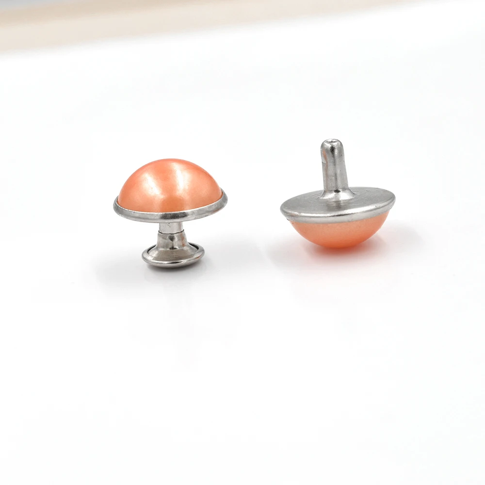 (50 компл./лот) жемчужные пряжки. Металлические заклепки. Одежда и аксессуары.