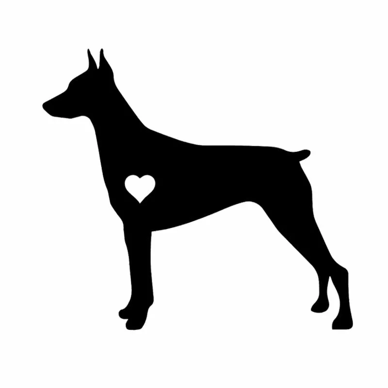 TGS 15 см * 13 6 Doberman Pinscher виниловый декоративный автомобильный стикер