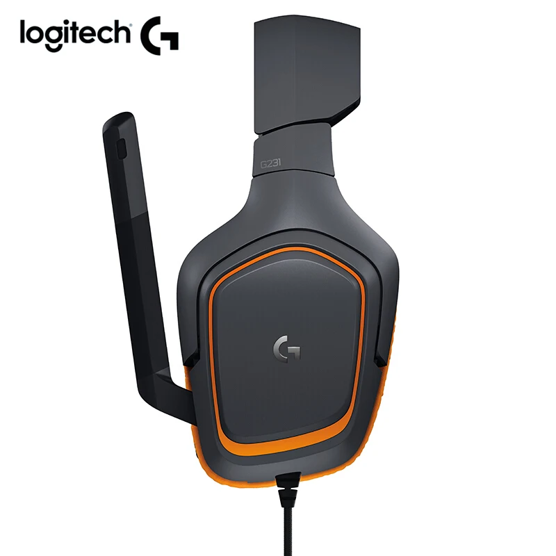 Логитек Оригинал G231 PRODIGY Стерео Игровые наушники с шумоподавлением микрофон