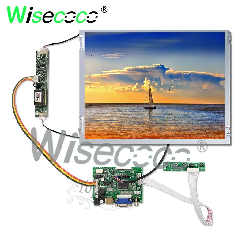 Промышленный 3 5 дюймовый антибликовый ЖК экран 12 1*800 с HDMI VGA 50 контактная плата