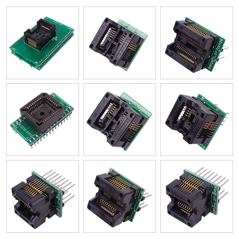 13 шт. адаптер для Superpro Xeltek 610P USB ECU Программатор сгорающий блок | Автомобили и