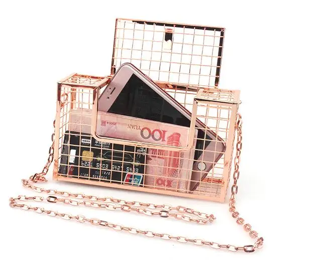 Женская сумка-мессенджер Fun мини-сумка-мессенджер с цепочкой и металлическим