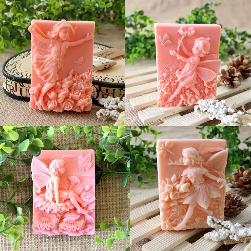 Силиконовые формы для мыла в форме феи резиновые силиконовые ручной работы