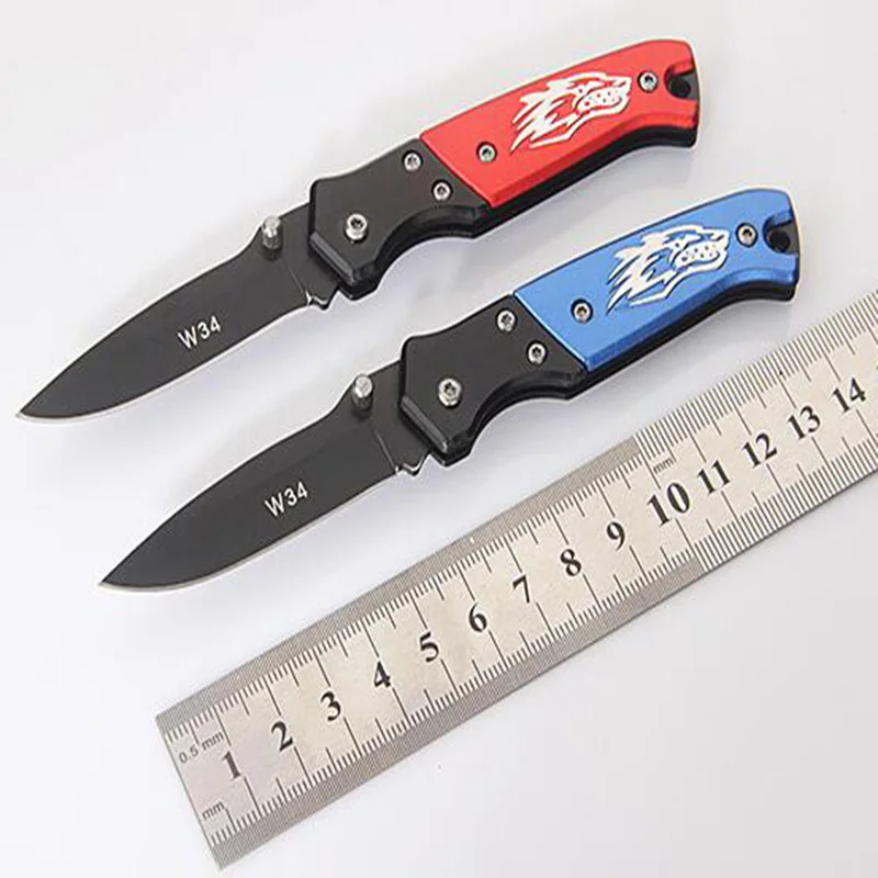 W34 мини выживания дома фрукты нож Портативный ключ складной кемпинг тактический