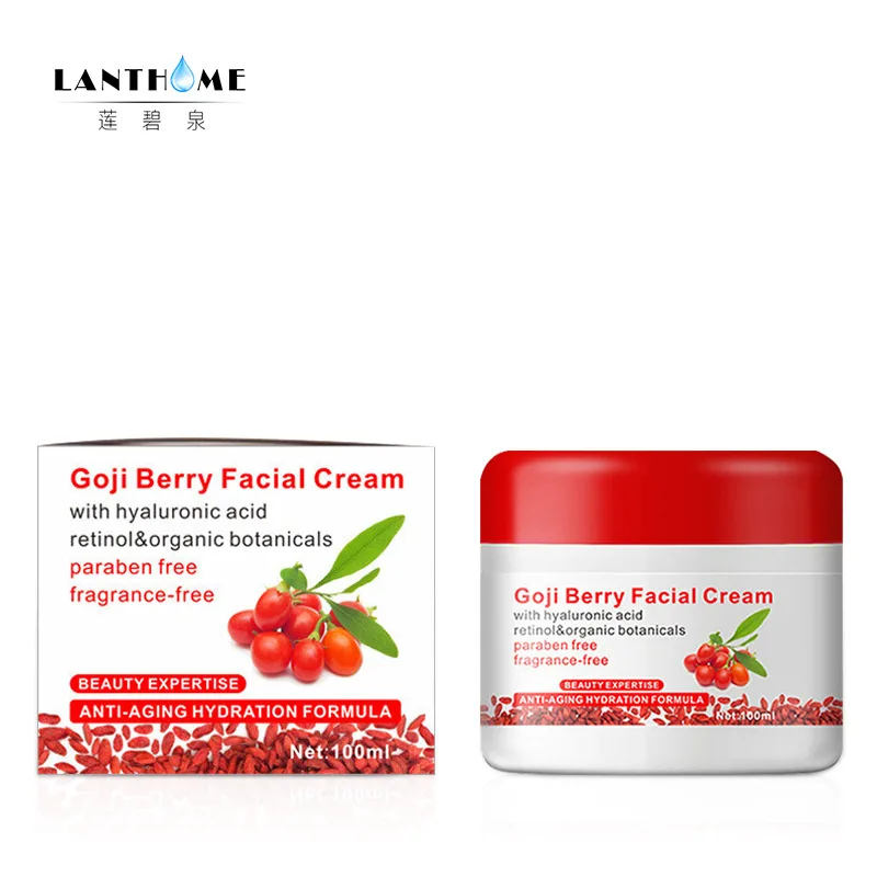 Комбинированный костюм Годжи крем для лица с ягодами + глаз отбеливающий уход за