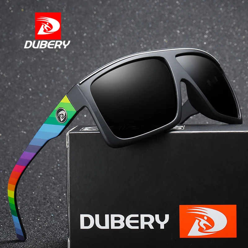 

UBERY 2019 Polarized HD Sunglasses Men Driving Shades Male Retro Sun Glasses For Men Summer Mirror Square Oculos UV400