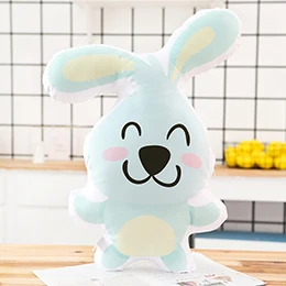 Rabbit Подушки в форме животных с принтом, плюшевые Мультяшные подушки, детские подушки, Сова, кролик, слон, Лев, тигр, медведь, подарок - Цвет: Rabbit