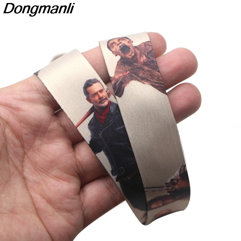 P3632 Dongmanli The Walking Dead tv брелок Lanyards держатель удостоверения личности ID карта Пропуск Тренажерный зал мобильный телефон USB бейдж держатель ключевой ремень