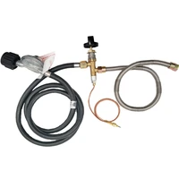 propane fire pitfireplace parts gas control valve system regulator valve with hose