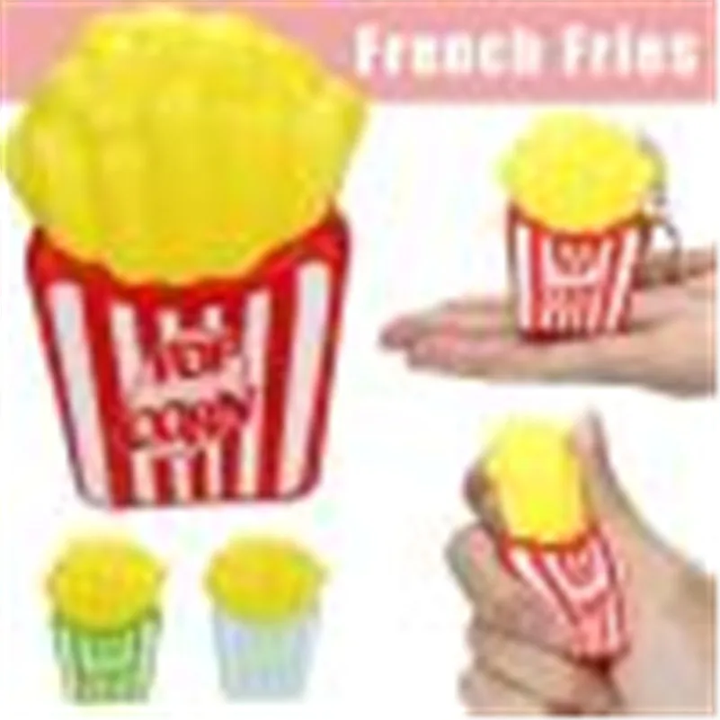 1 шт. Squishies картофеля фри медленно поднимающийся крем душистый брелок антистресс