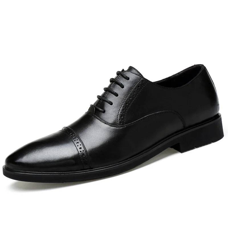 

2019Pattern Men Formal Leather Shoes For Business Work Office Daily Men Shoes Free Drop Shipping mens dress shoes