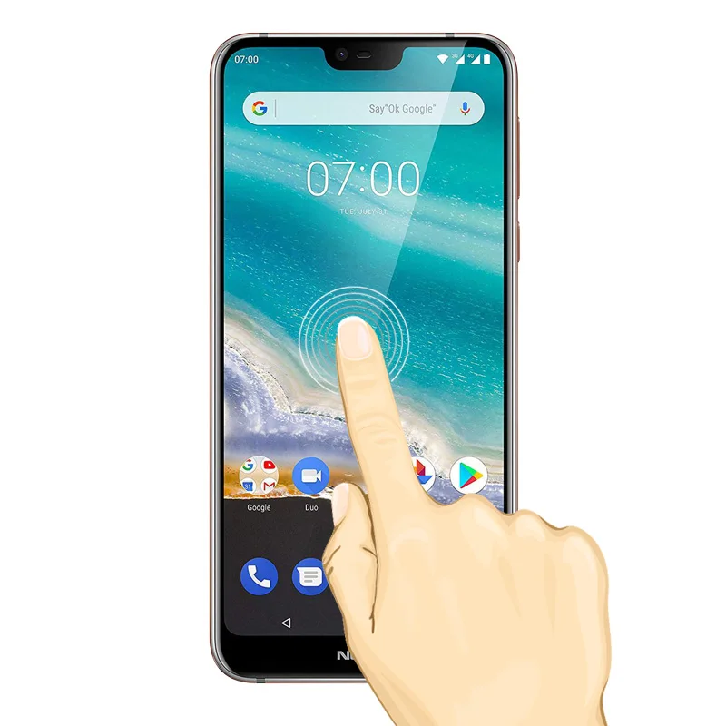 30 шт./лот полный охват Защитные пленки для Nokia 7 1 царапинам защитный Закаленное