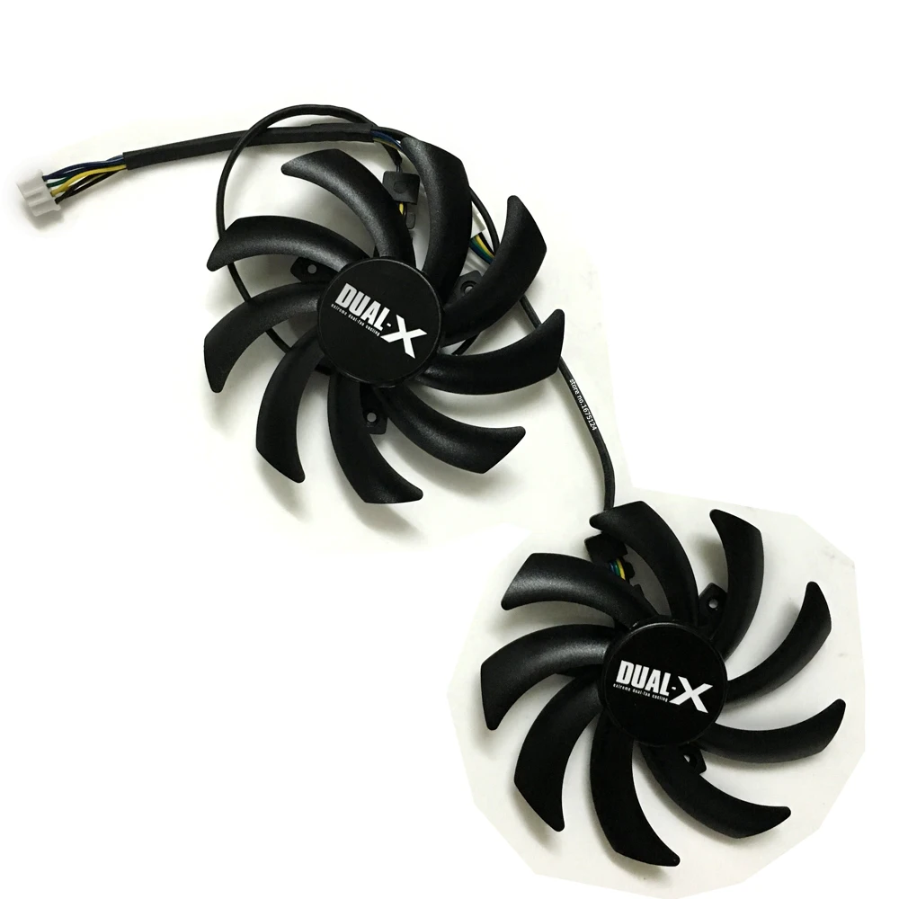 Вентилятор VGA для видеокарты Sapphire HD7870 HD7950 HD7970 HD7790 охлаждение 2 шт./лот FD7010H12S 12 В