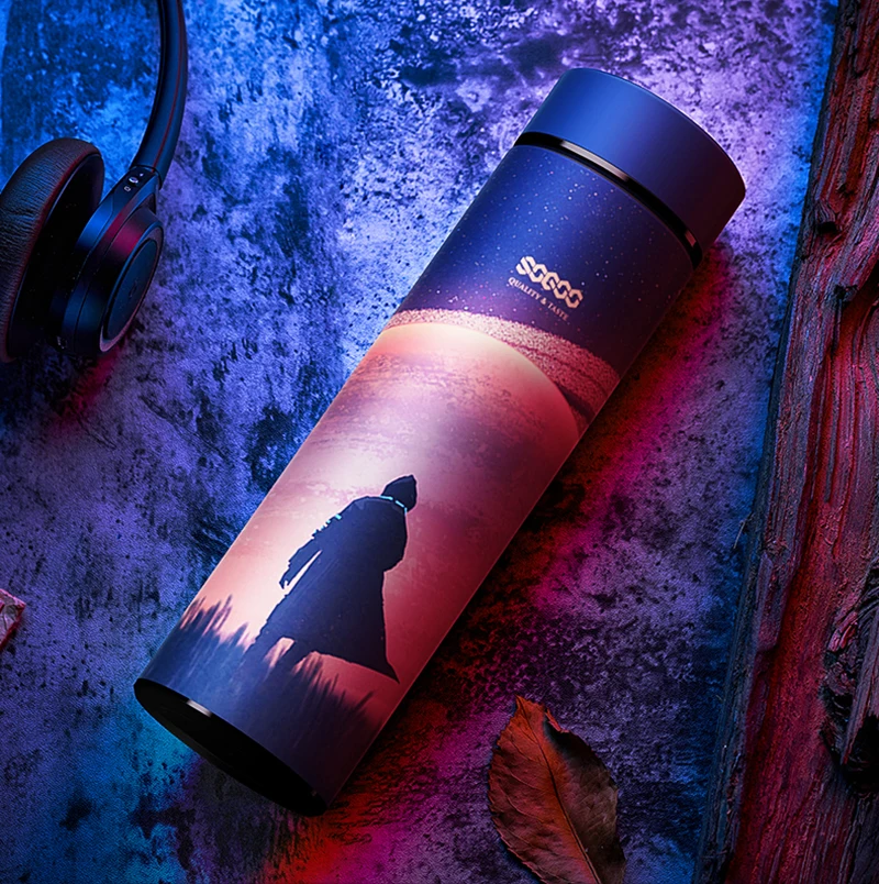 Cute fashion thermos bottle thermos mug stainless steel tumbler vacuum flask water bottle termica stainless thermos WZD080