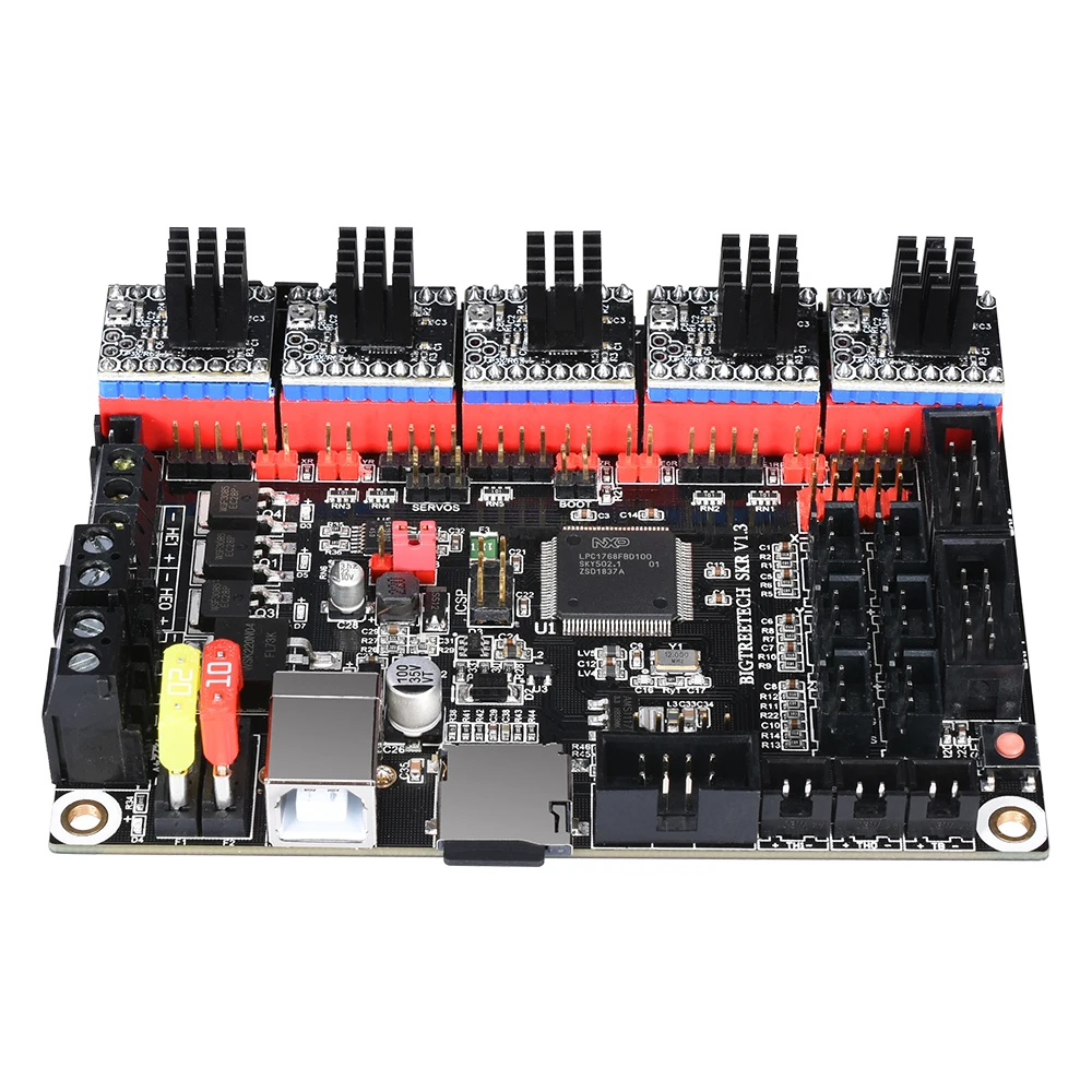 BIGTREETECH SKR V1.3 доска гладкая 32 бит+ 12864 lcd A4988 DRV8825 TMC2208 TMC2130 Ramps 1,6 MKS GEN L части 3d принтера