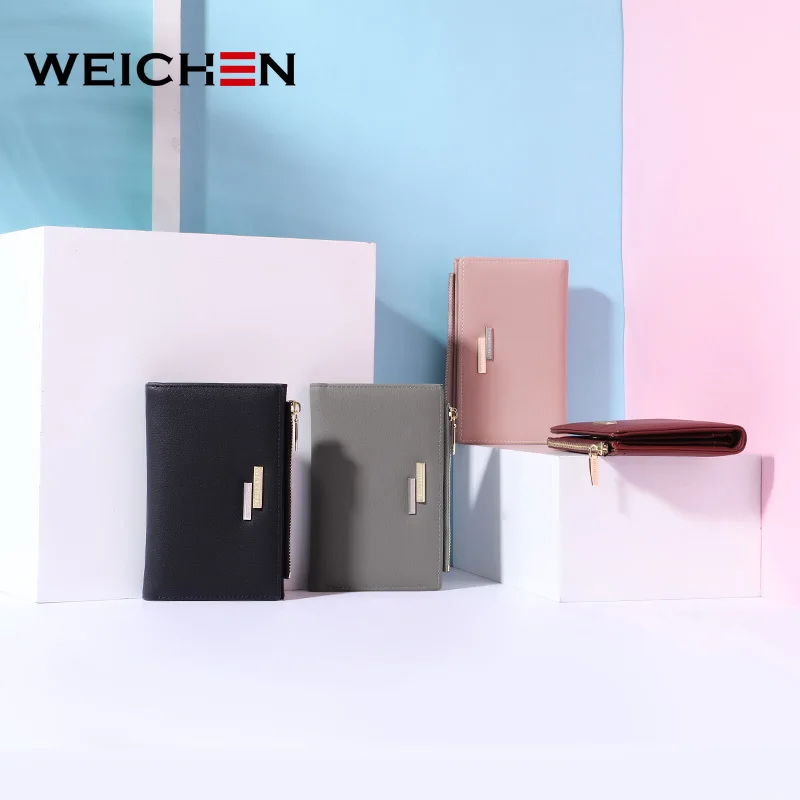 WEICHEN 2019 новинка маленькие кошельки брендовый дизайн для женщин много отделений
