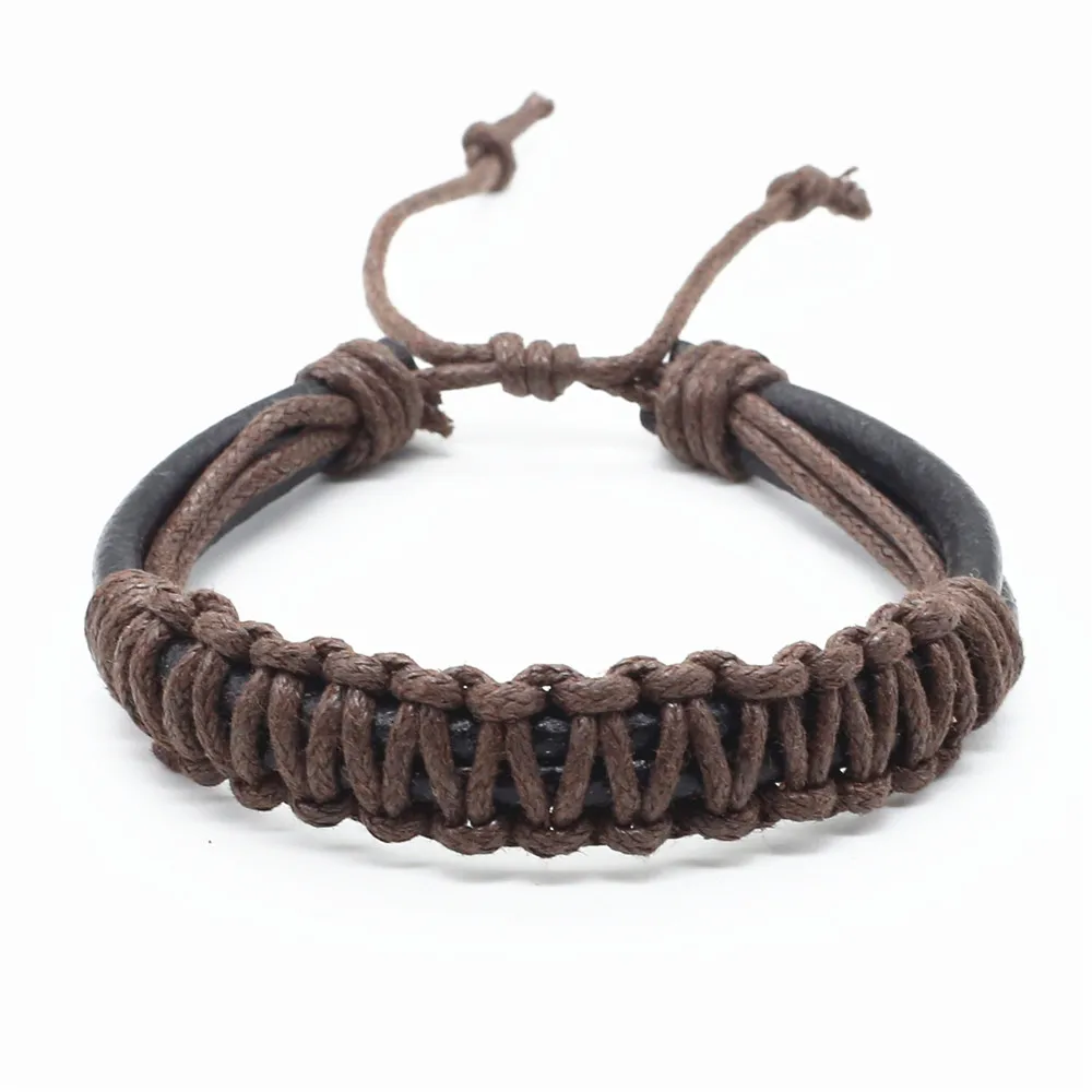 Многослойный Плетеный браслет ручной работы для мужчин и женщин|designer mens bracelets|men