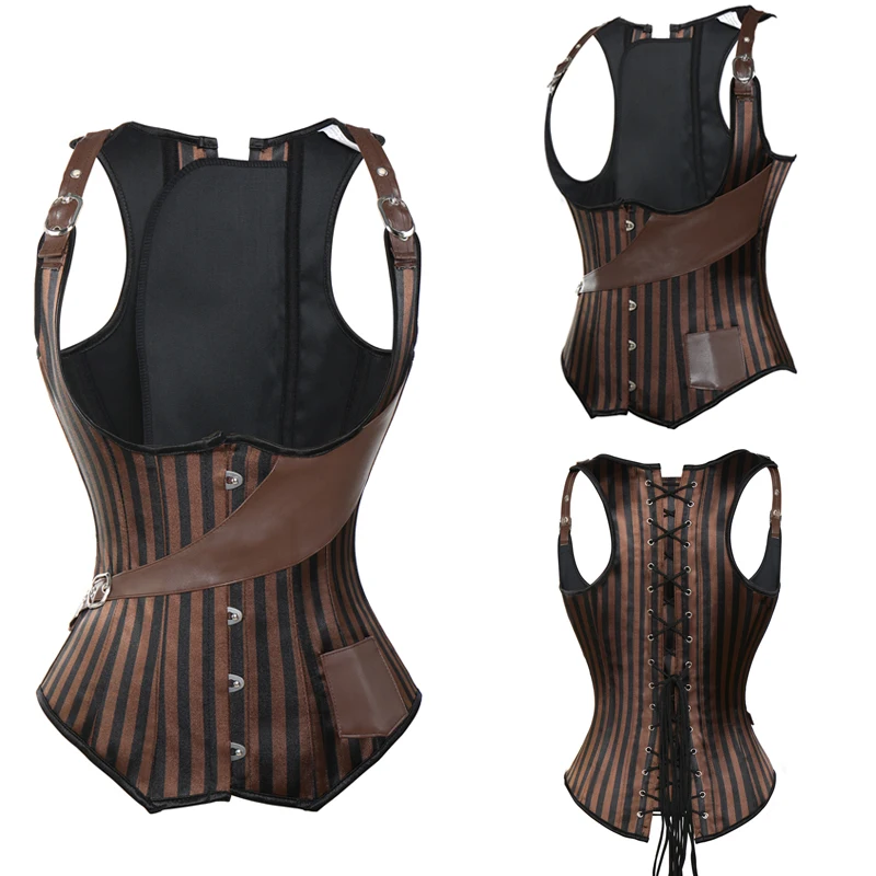 Корсет со стальными костями корсет для тренировок по талии 10 шт.|corsets and bustiers|steampunk