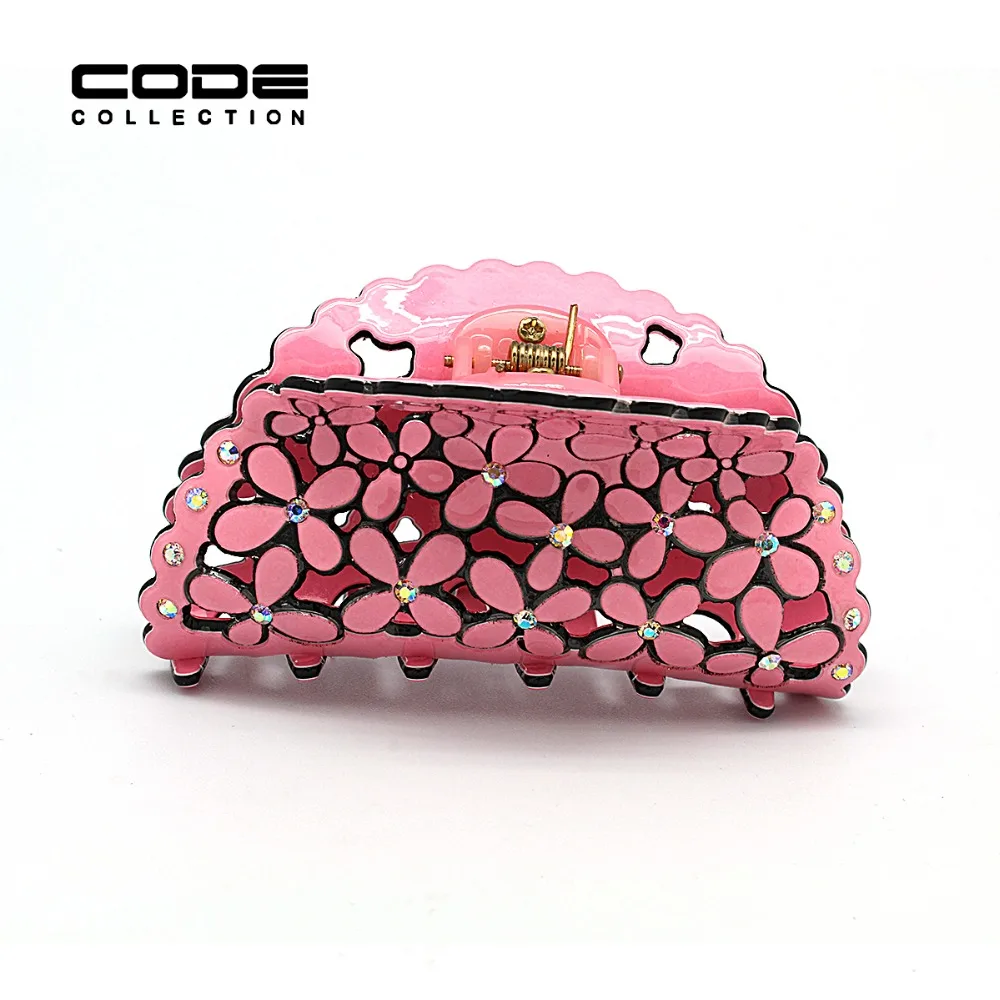 6 цветов высокое качество резной цветок роскошный выдолбленный зажим для волос