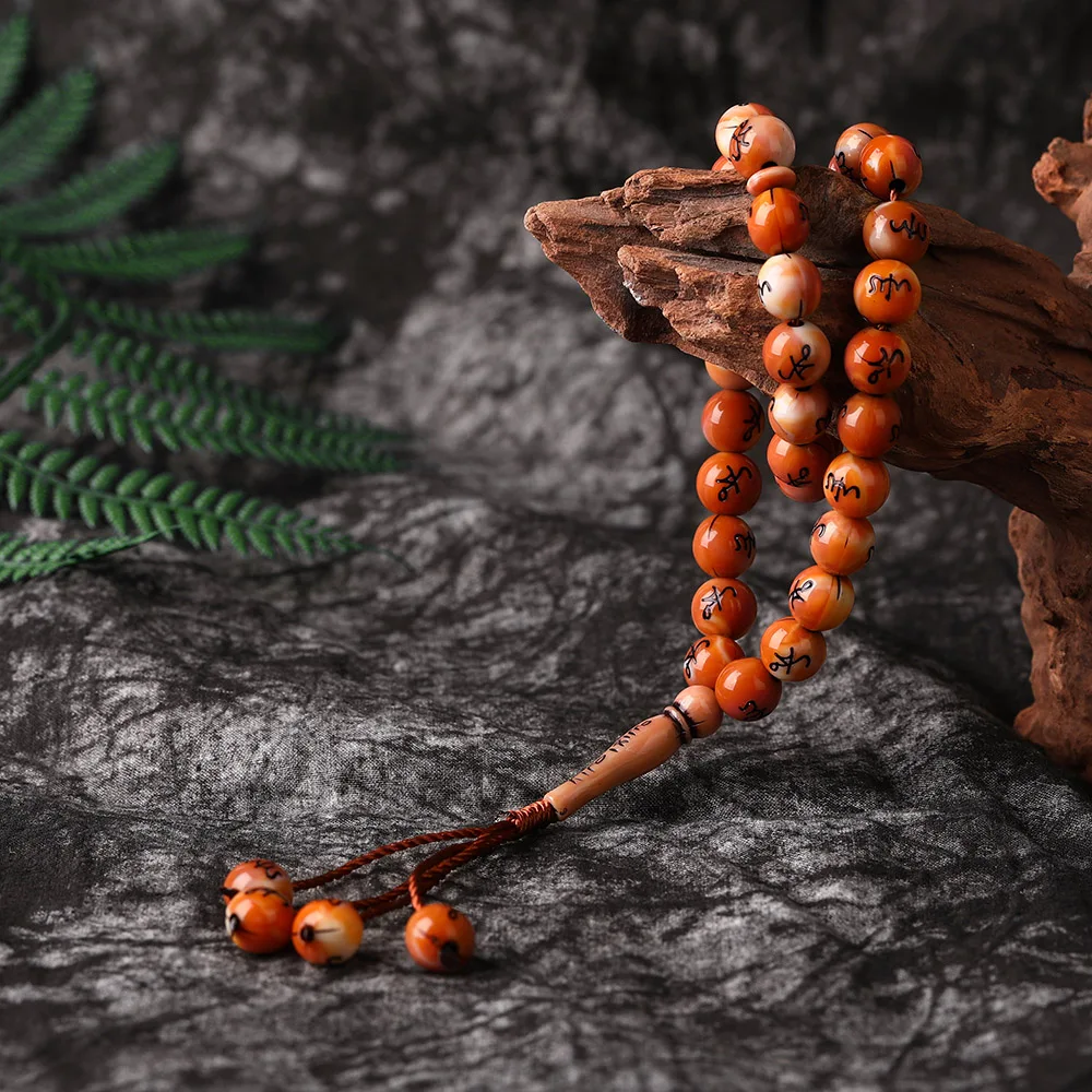 10mm 33pcs 10 мм Ближнего Востока Браслеты Tassel Pendant 33 четки исламский мусульманский тасбих Аллах Мохаммеда четки оптом по низкой цене для Для женщин Для мужчин - Окраска металла: 10mm 33pcs