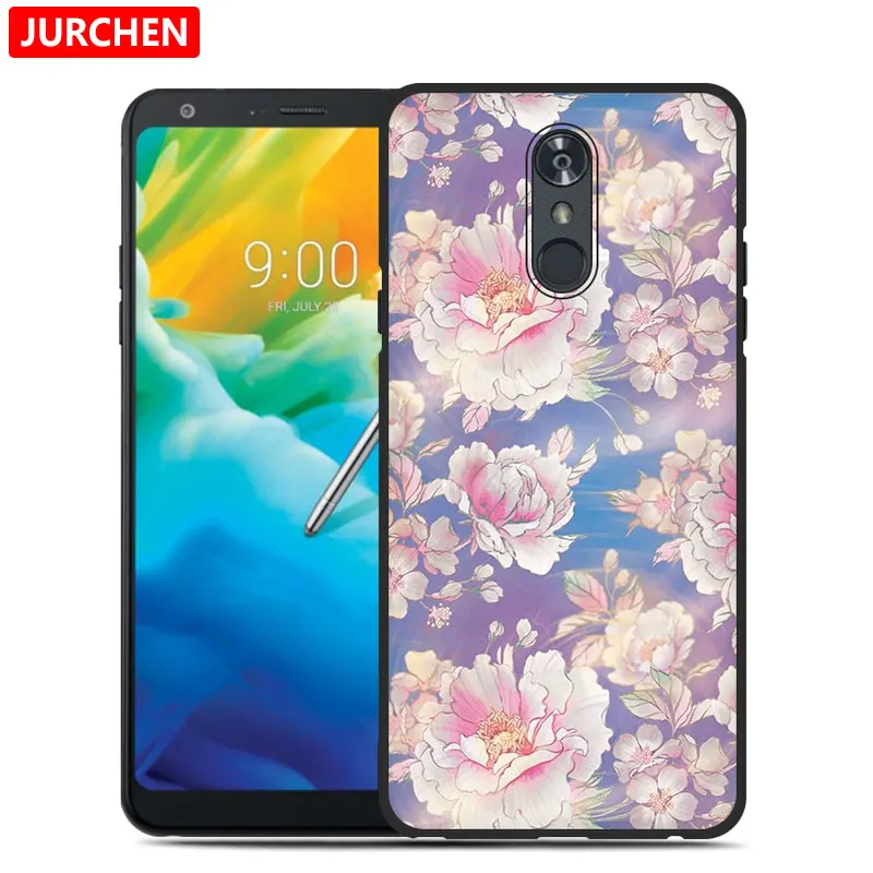 Ультратонкий чехол JURCHEN с рисунком для LG Stylo 5 Stylo5, задняя крышка, милые собака и кошка, мягкий чехол из ТПУ для LG Stylo 5, чехол для телефона - Цвет: 49