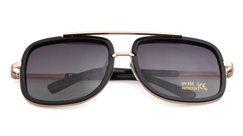 Классические брендовые солнцезащитные очки с квадратными поляризационными
