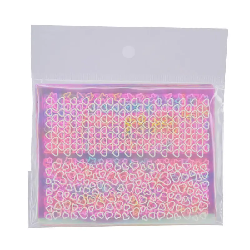 

24 стиля AB цвет винил для ногтей набор полые наклейки 3D клейкие наклейки