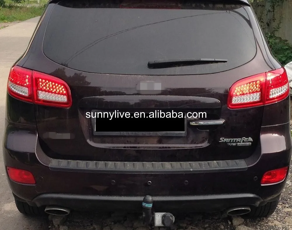 Для HYUNDAI Santa Fe светодиодный задний светильник 2006-2010 год Красный Белый Цвет WH