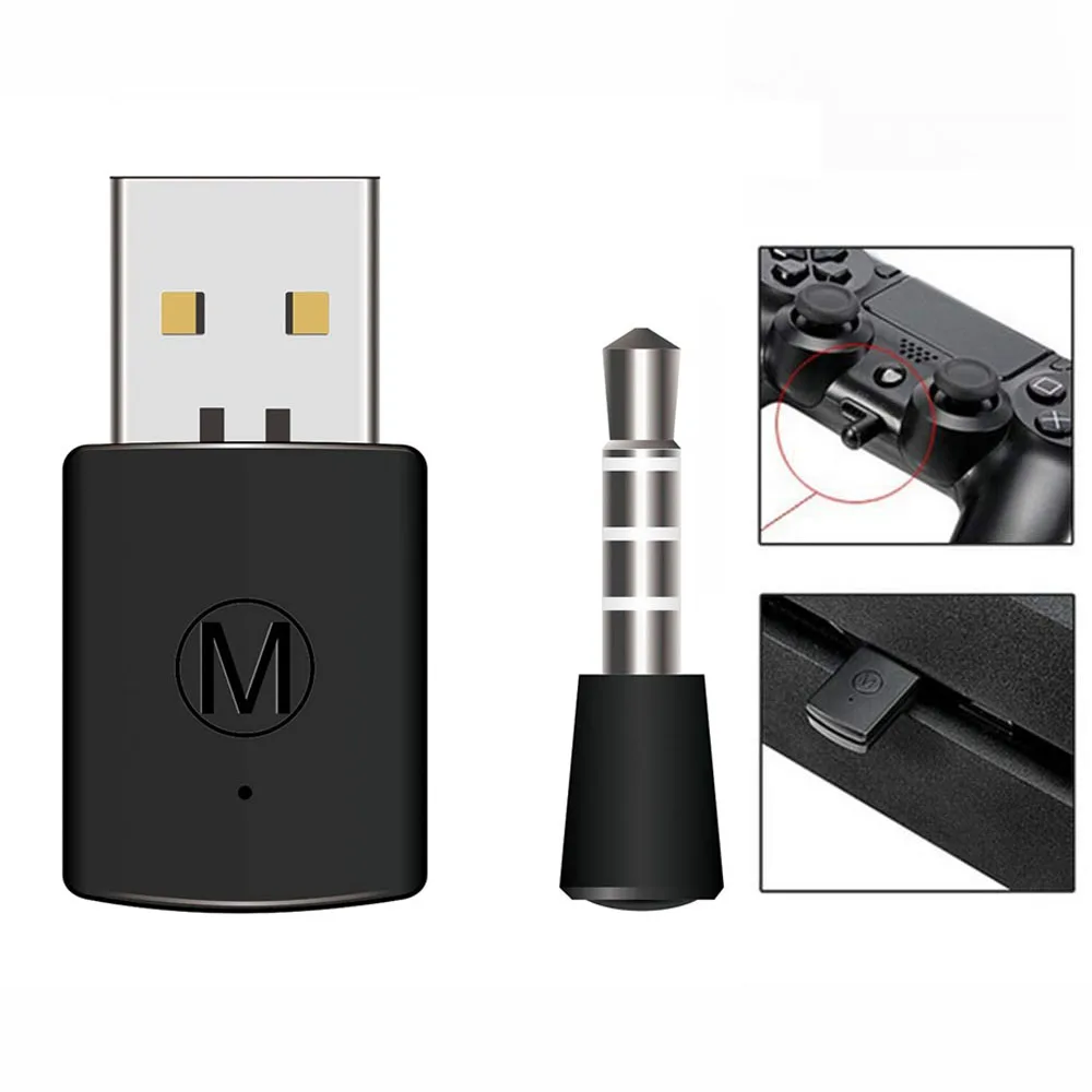 Беспроводной usb адаптер для PS4 Bluetooth V4.0 3 5 мм EDR|USB-адаптеры| |