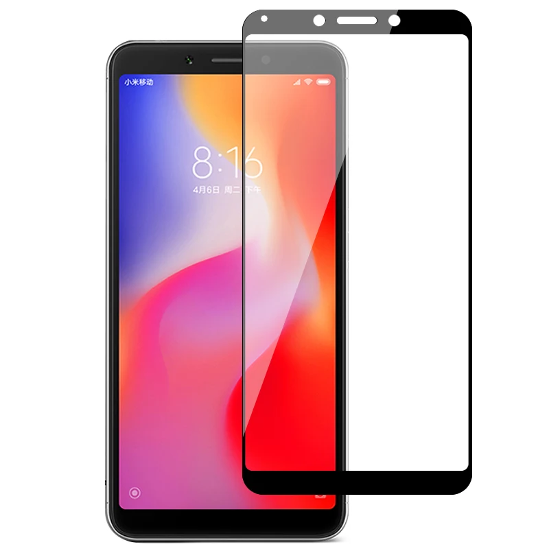 tempered glass For Xiaomi Redmi 6A full cover Screen Protector protective film for xiomi redmi 5.45 inch on hongmi 6a | Мобильные