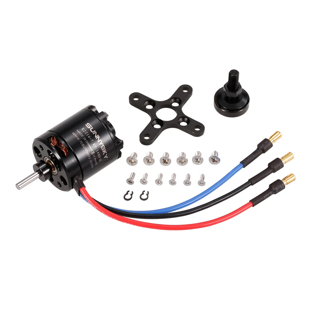 Бесщеточный мотор SUNNYSKY X2216 KV1400 II 2 4S для радиоуправляемого самолета|motor for|brushless