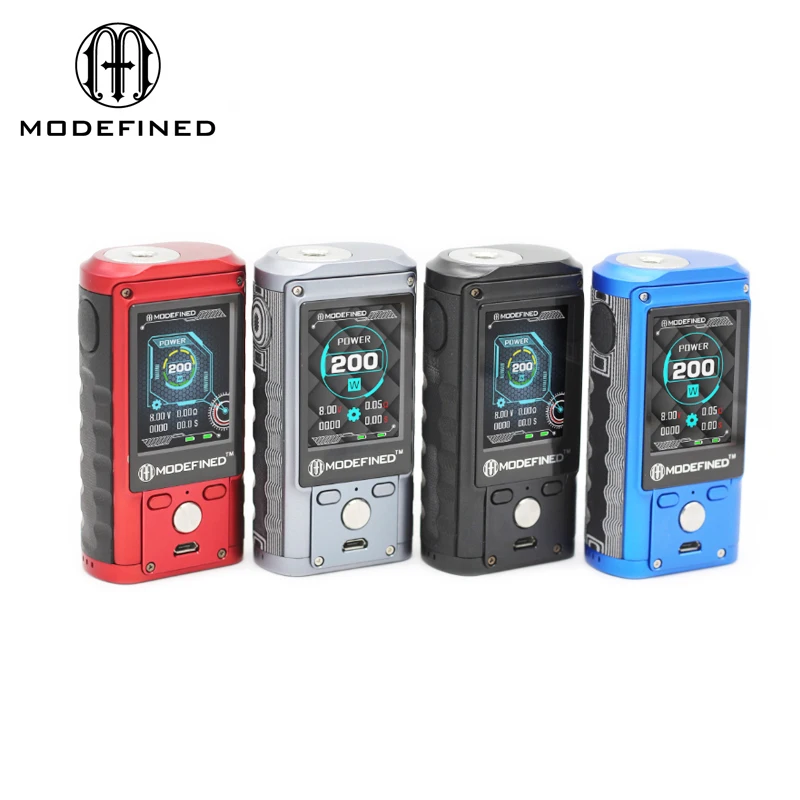 Оригинальный Lostvape modeed Draco 200 Вт поле Mod Цвет экран Fit Двойной 18650 батарея vape