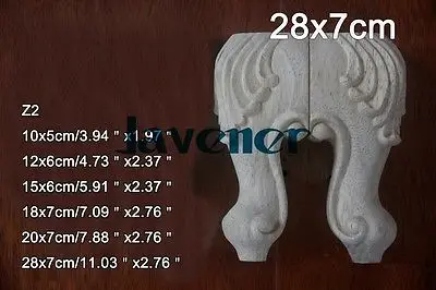 Z2 -28x7cm Wood Carved Onlay Applique Carpenter Decal Working Leg Table | Обустройство дома