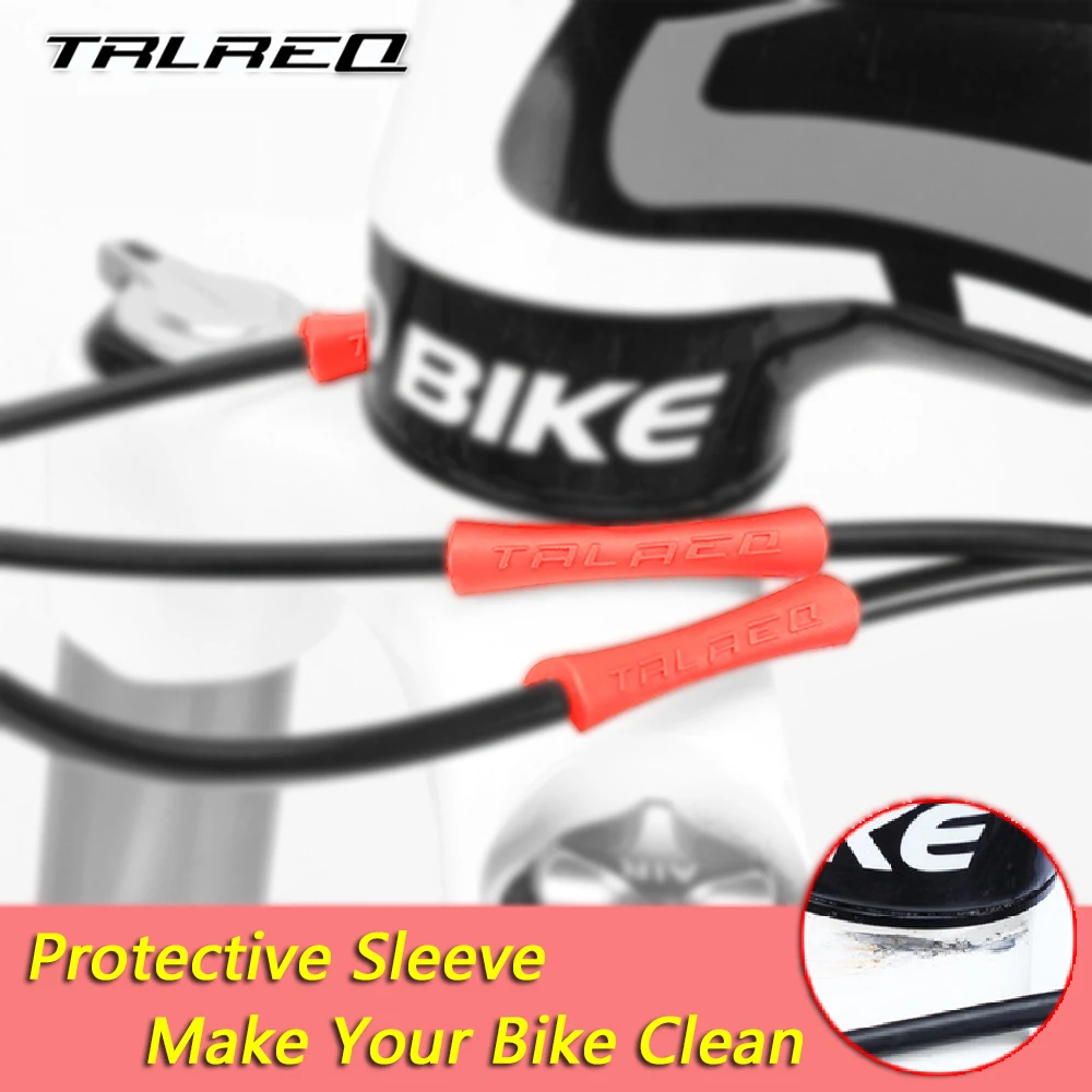 4 шт./лот комплект концевых заглушек для тормозного троса горного велосипеда