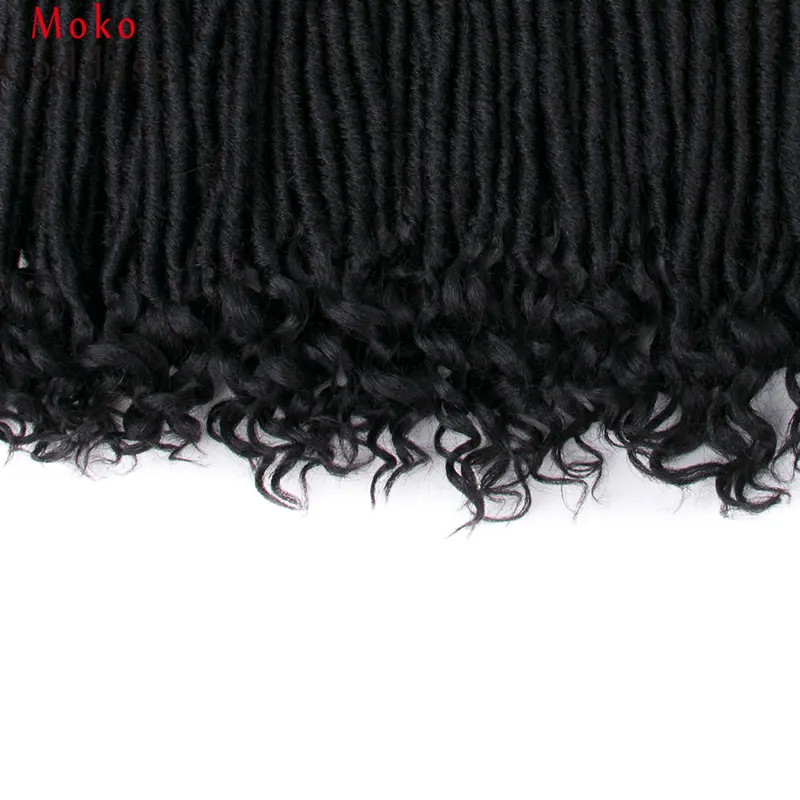 Mokogoddess 5 шт./партия короткие вязаные плетеные волосы 14 &quotGoddess Locs искусственные