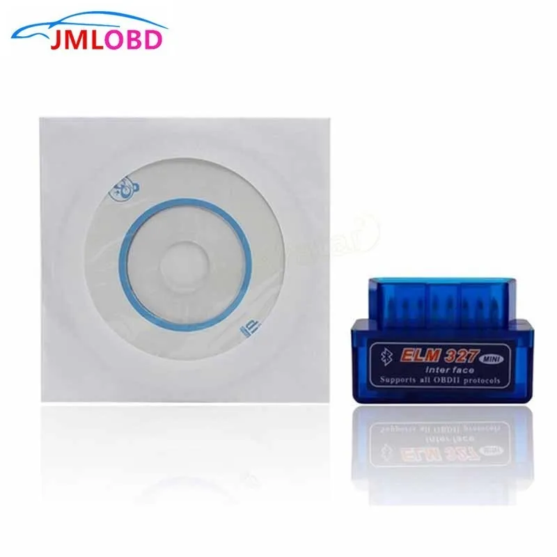 2020 поддерживает 12 языков V1.5 / V2.1 Super MINI ELM327 Bluetooth OBD2 OBDII ELM 327 версия 1 5 синий