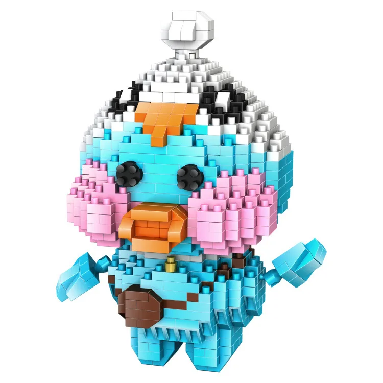 

Mini Qute BOYU Kawaii animal dog duck cartoon kids gift Plastic Cube diamond Building Block Brick action figures Educational Toy