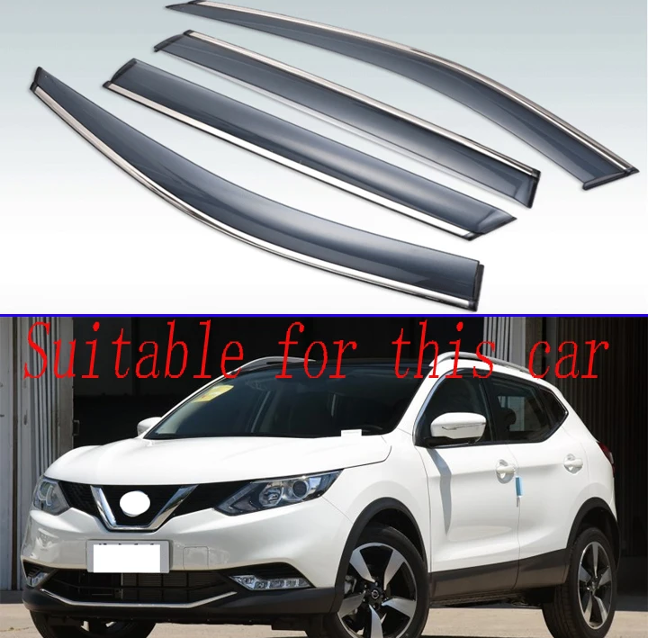 Для Nissan Qashqai второго поколения (J11) 2014 2019 пластиковый внешний козырек
