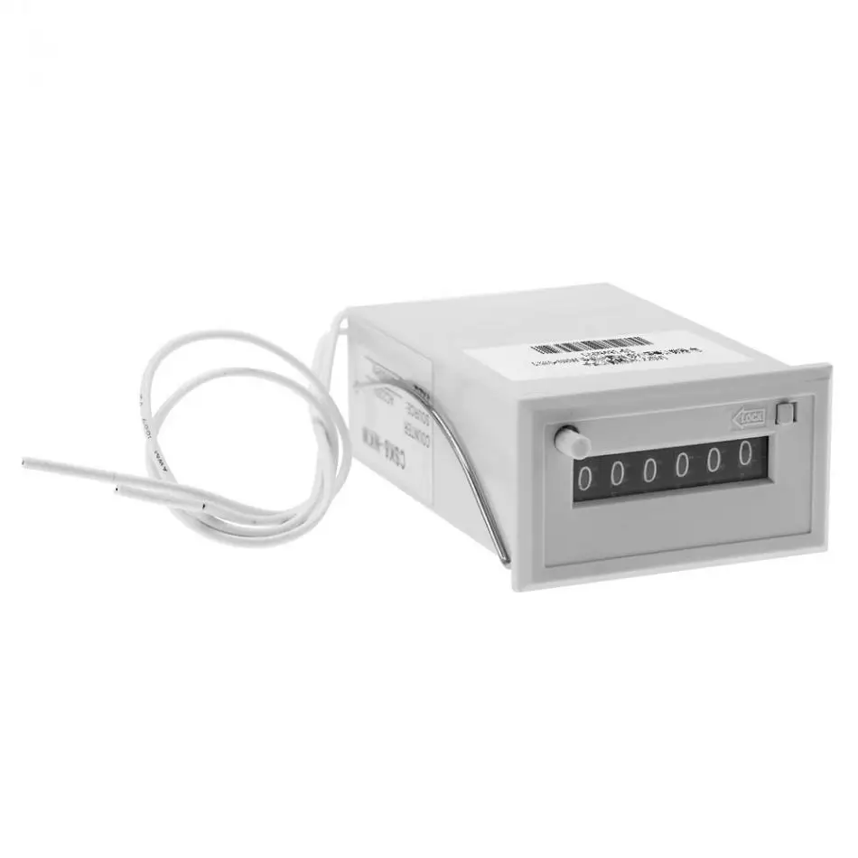 CSK6-YKW 6 цифр электромагнитный счетчик импульсов AC220V/AC110V/DC24V/DC 12 V Горячая