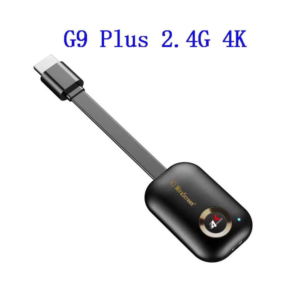 G9 Plus-2.4G 4K Мира Экран G9 G7 4 K 5 г 2,4 HDMI Wi-Fi беспроводной дисплей ресивер донгл Android HD ТВ палка Экран зеркального отображения Mircast обмена потоковыми мультимедийными данными(Airplay DLNA - Цвет: G9 Plus-2.4G 4K