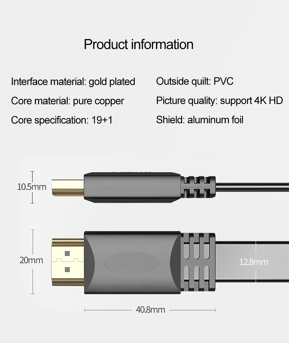 Высококачественный позолоченный интерфейс из меди 19+ 1 3D 2K 4K 1,5 m 5m 5FT 15FT HDMI кабель для full HD 1080P проектор ТВ