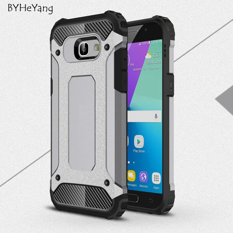 For Samsung Galaxy A5 2017 Case Heavy Duty Armor Slim Hard Tough Cover Silicone Phone for A520 5.2inch | Мобильные телефоны и