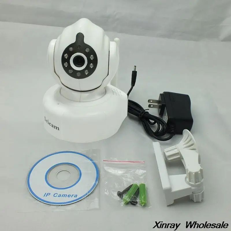 Free Shipping 100pcs/lot High quality 720P HD P2P Wireless IP Camera Built-in IR-Cut Iphone Android App Software AP008 | Безопасность и