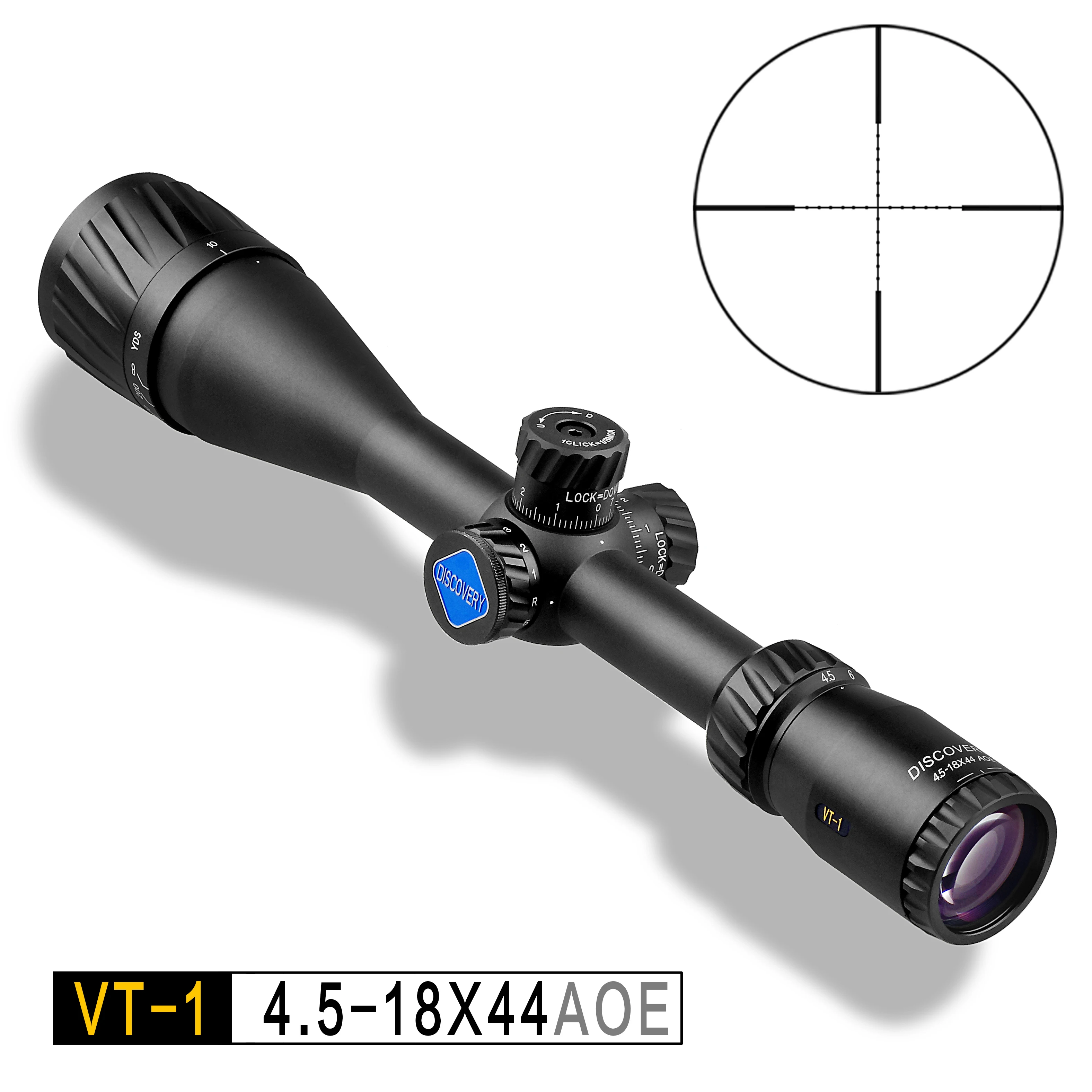 Discovery VT-1 4.5-18 x 44AOE с подсветкой MIL-DOT
