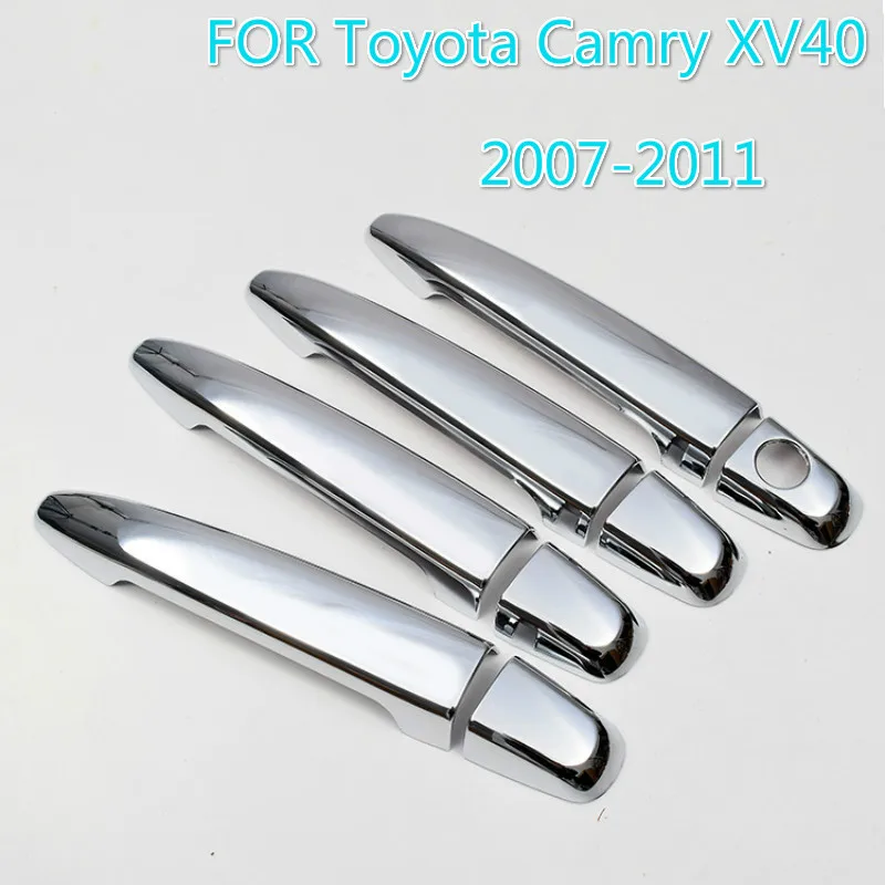 Хромированная ручка для Toyota Camry 2007 - 2011 XV40, комплект накладок для Daihatsu Altis Aurion 2008 2009 2010, аксессуары для стайлинга автомобиля - изображение